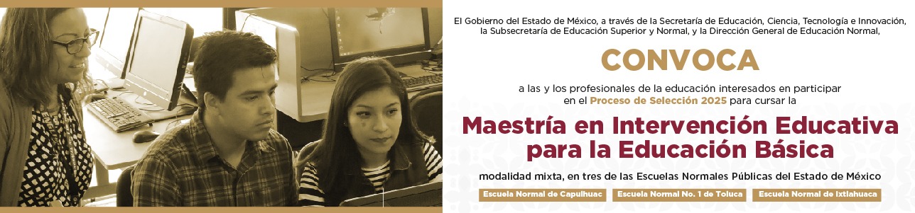 Maestría en intervención educativa E.Básica